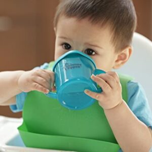 Tommee Tippee Easi-Roll Baby Bib, Crumb & Drip Catcher, Blue & Green - 7+ Months, 2 Count