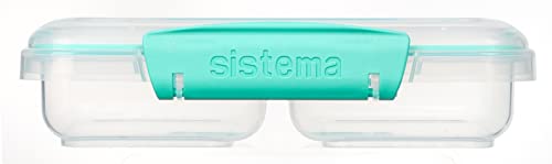 Sistema 11.8 Ounce Small Split Storage Container (Colors may vary)