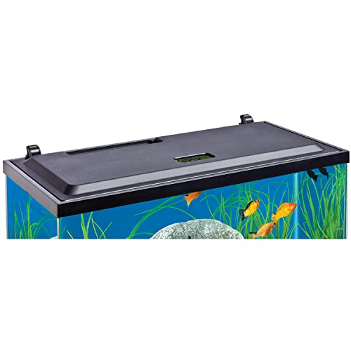 Tetra LED Hood 19.3125 Inches By 9.375 Inches By 2.5 Inches, Low-Profile aquarium Hood With Hidden Lightin, Plastic