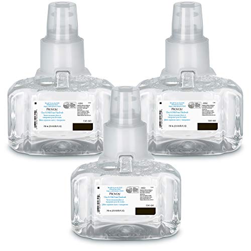 PROVON Clear and Mild Foam Handwash, Fragrance Free, EcoLogo Certified, 700 mL Hand Soap Refill for PROVON LTX-7 Touch-Free Dispenser (Pack of 3) - 1341-03