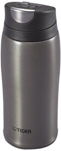 tiger corporation stainless steel vacuum insulated travel mug, 12 oz, black