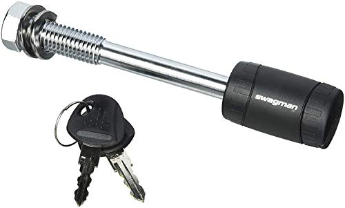 Swagman Anti-Wobble 5/8" Universal Threaded Hitch Pin, Sliver/Black