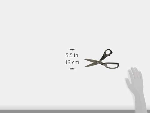 kai 8" Shears, Grey/Black