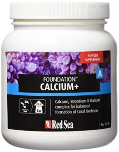 red sea fish pharm are22017 reef foundation calcium/strontium supplement-a for aquarium, 1kg