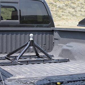 ANDERSEN HITCHES | Rail Mount Hitch Kit | Towing Accessories | 11-1/2" Tall Base, 20,000 lbs GTWR, 4,500 lbs tongue weight | Fifth Wheel Black Rail Mounting | RV Camper Gooseneck Adapter | 3200