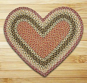 earth rugs rug, 20 by 30", olive/burgundy/gray