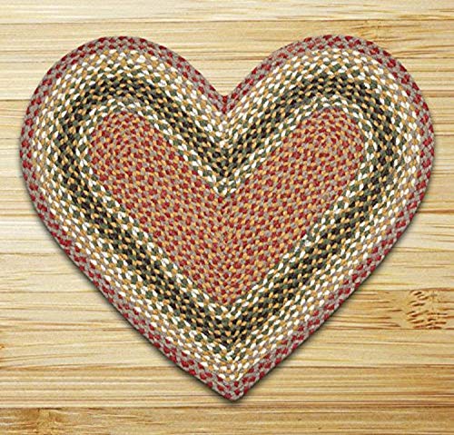 Earth Rugs Rug, 20 by 30", Olive/Burgundy/Gray