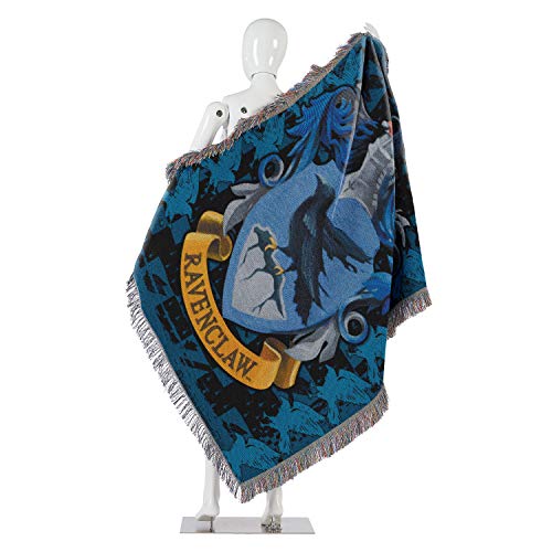 Northwest Woven Tapestry Throw Blanket, 48 x 60 Inches, Ravenclaw Crest