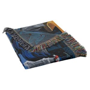 Northwest Woven Tapestry Throw Blanket, 48 x 60 Inches, Ravenclaw Crest