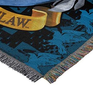 Northwest Woven Tapestry Throw Blanket, 48 x 60 Inches, Ravenclaw Crest