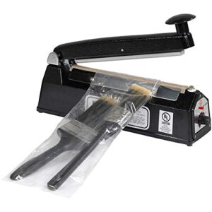 Aviditi Powerseal 8" Impulse Manual Heat Sealing Bag Machine for Closing Plastic Poly Bags and Tubing (1 Machine)