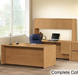 HON 10573Cc 10500 Series 3/4-Height Double Pedestal Desk, 60W X 30D X 29-1/2H, Harvest