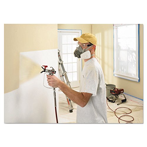 3M 6111Pa1a Half Facepiece Paint Spray/Pesticide Respirator, Small