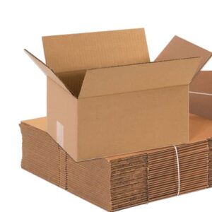 aviditi 12 x 8 x 6 corrugated cardboard boxes, small 12"l x 8"w x 6"h, pack of 25 | shipping, packaging, moving, storage box for home or business, strong wholesale bulk boxes