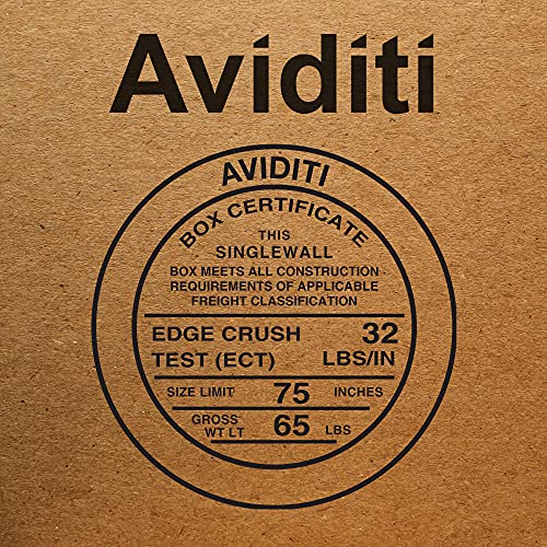 AVIDITI 12 x 8 x 6 Corrugated Cardboard Boxes, Small 12"L x 8"W x 6"H, Pack of 25 | Shipping, Packaging, Moving, Storage Box for Home or Business, Strong Wholesale Bulk Boxes