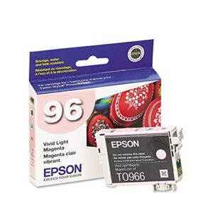 epson t096620 (light magenta) ink cartridge in retail packaging for use in stylus photo r2880/(type 96)