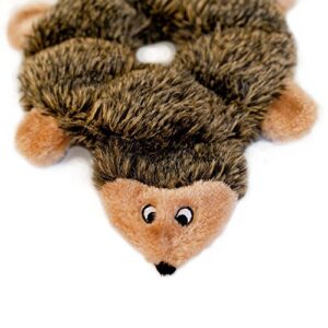 ZippyPaws - Loopy - No Stuffing Squeaky Plush Dog Toy - for Small and Medium Dogs - Hedgehog