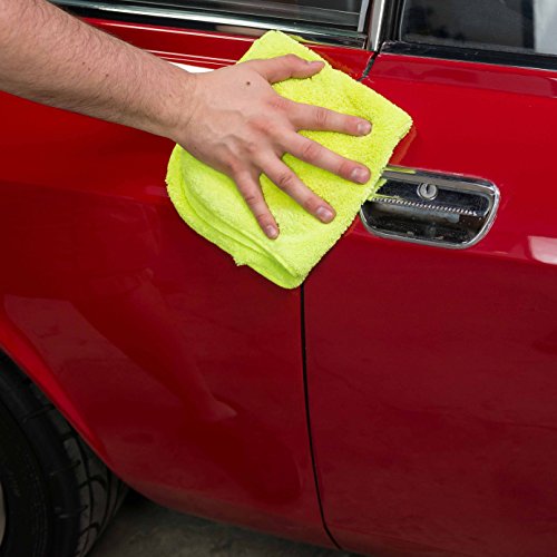 Chemical Guys MIC_333_6G El Gordo Professional Extra Thick Supra Microfiber Towels, Green, 16.5" x 16.5", Pack of 6