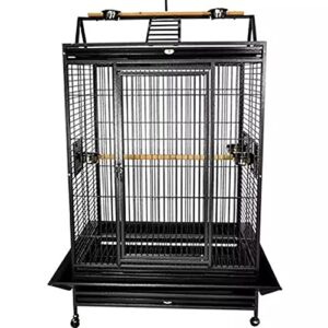 king's cages superior line play pen for large birds slp 4030 parrot cage 40x30x68 cockatoos macaws amazons african greys black silver color