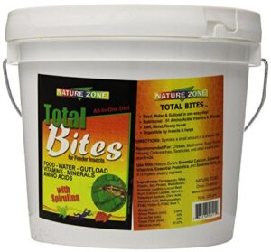 nature zone snz54513 cricket total bites soft moist food, 1-gallon