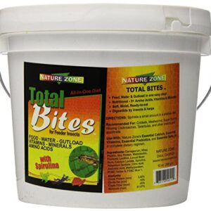 Nature Zone SNZ54513 Cricket Total Bites Soft Moist Food, 1-Gallon