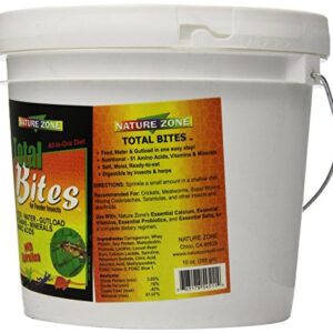 Nature Zone SNZ54513 Cricket Total Bites Soft Moist Food, 1-Gallon