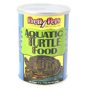 pretty pets aquatic turtle food: 12 oz
