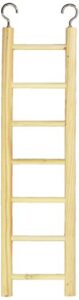 prevue pet products bpv384 birdie basics 7-step wood ladder for bird, 12-inch