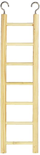 Prevue Pet Products BPV384 Birdie Basics 7-Step Wood Ladder for Bird, 12-Inch