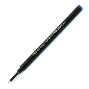 monteverde ceramic rollerball refill for capped rollerball pens, blue, 2 pack (g232bu)