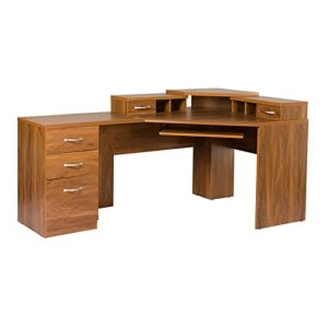 american furniture classics corner desk, large, autumn oak