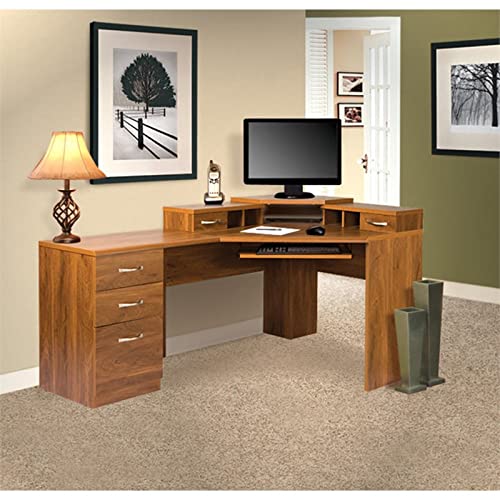 American Furniture Classics corner desk, Large, Autumn Oak