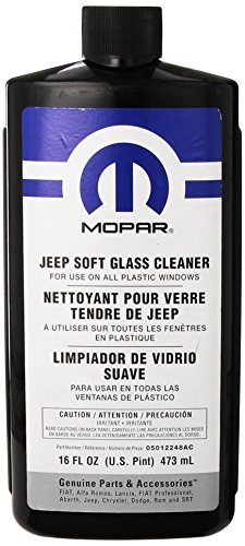 Genuine Chrysler Accessories 5012248AB Jeep Soft Window Glass Cleaner - 16 oz. Bottle