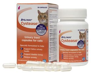 feliway cystease advanced urinary tract support for cats (pot size: 30 tablets)