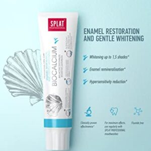 Splat Professional Series Multiple Action Toothpaste With Bioactive Calcium Enamel Restoration Tooth Sensitivity Reduction