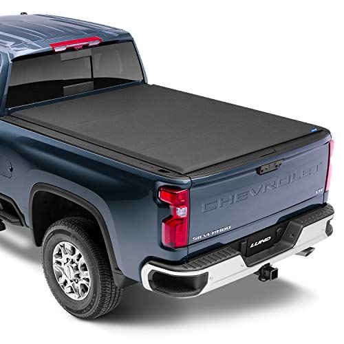 Lund Genesis Elite Roll Up Soft Roll Up Truck Bed Tonneau Cover | 96850 | Fits 2008 - 2016 Ford Super Duty 6' 10" Bed (81.8")