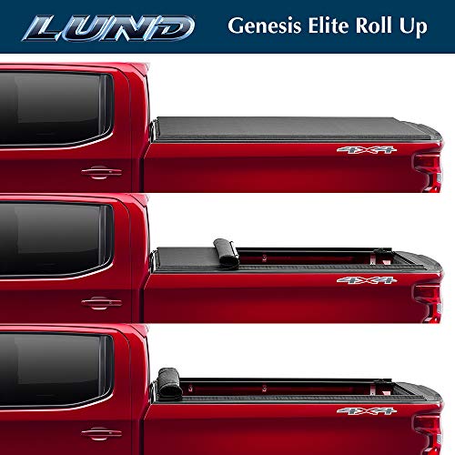 Lund Genesis Elite Roll Up Soft Roll Up Truck Bed Tonneau Cover | 96850 | Fits 2008 - 2016 Ford Super Duty 6' 10" Bed (81.8")