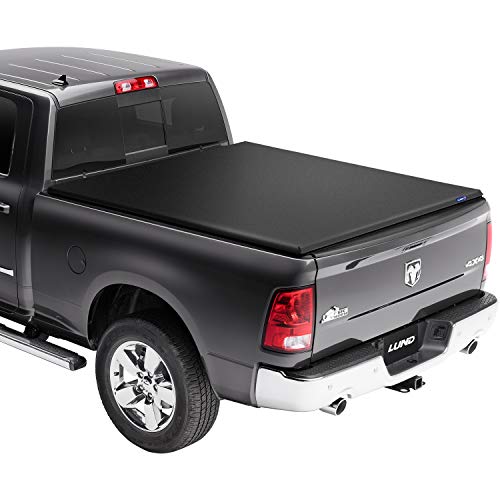 Lund Genesis Elite Roll Up Soft Roll Up Truck Bed Tonneau Cover | 96864 | Fits 2009 - 2018, 2019 - 2020 Classic Dodge Ram 1500 6' 6" Bed (78")