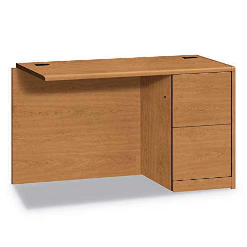 Hon 10700 Series Prestigious Laminate Furniture-Right Return, F/F, 48"x24"x29-1/2", Harvest