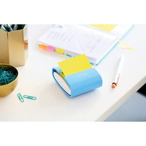 Post-it Pop-up Notes, 3x3 in, 3 Pads, America's #1 Favorite Sticky Notes, Floral Fantasy Collection, Bold Colors (Green, Yellow, Orange, Purple, Blue), Clean Removal, Recyclable (3301-3AU-FF)