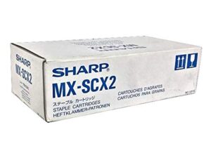 sharp mx-scx2 laser staple cartridge box of 3