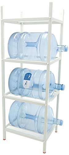 Bluewave Lifestyle Bluewave White 4 Step Metal Bottle Storage Rack