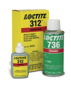 loctite 03325-5pk rearview mirror adhesive kit - 24 ml, (pack of 5)