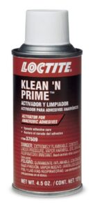 loctite 37509-6pk klean 'n prime anaerobic activator - 4.5 oz. aerosol, (pack of 6)