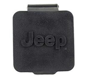 Genuine Jeep Accessories 82208453AB Hitch Receiver Plug, black