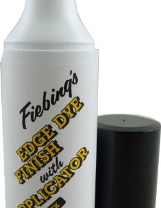 Fiebings Edge Dye Finish with Applicator, Black 4oz