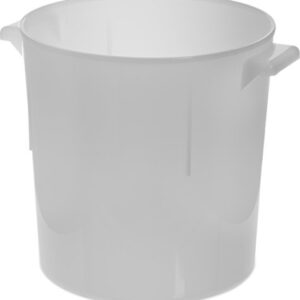 Carlisle FoodService Products 060002 BPA-Free Bains Marie Round Storage Container, 6 Quart, White