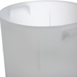 Carlisle FoodService Products 060002 BPA-Free Bains Marie Round Storage Container, 6 Quart, White