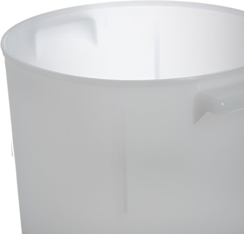 Carlisle FoodService Products 060002 BPA-Free Bains Marie Round Storage Container, 6 Quart, White