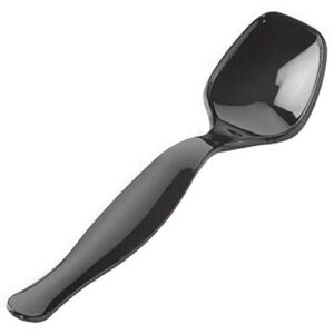 fineline settings platter pleasers black serving spoon 144 pieces